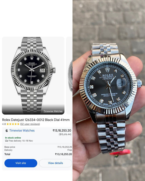 Elegant Black Quartz Watch