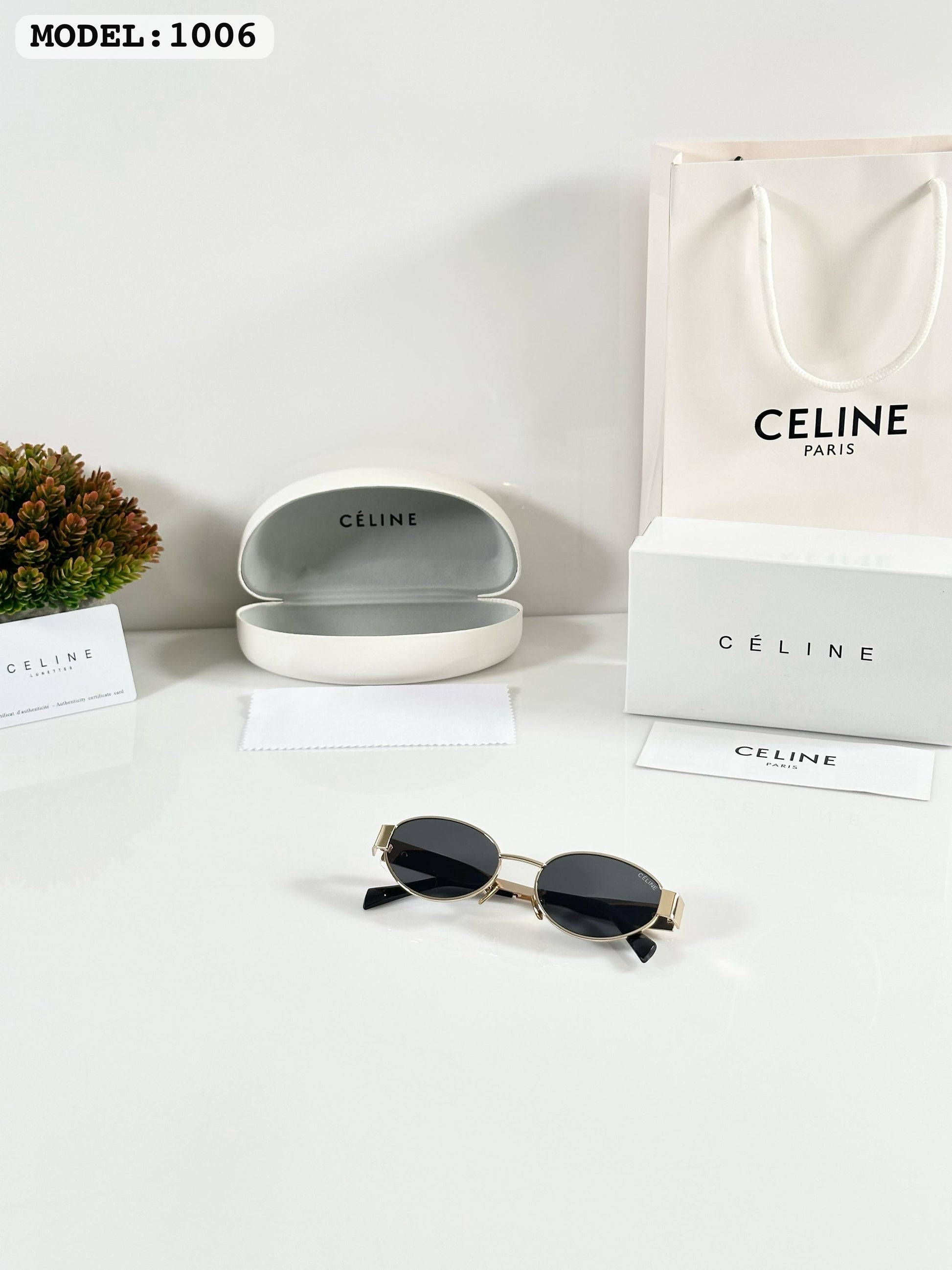 Unisex sunglasses with brand kit