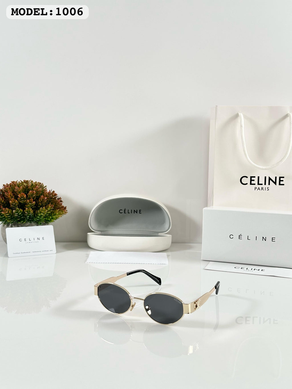 Unisex sunglasses with brand kit