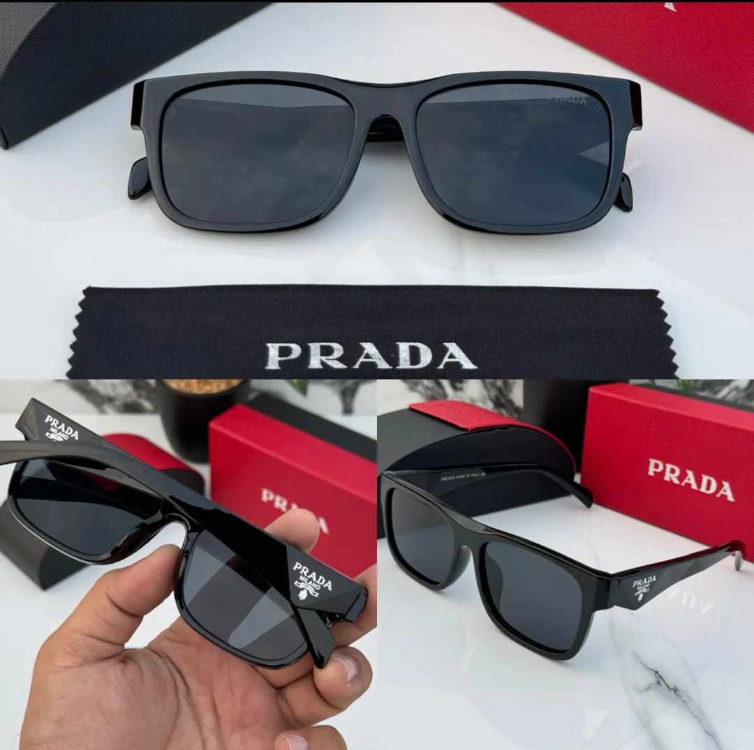 Prada milano stylish all Black sunglass