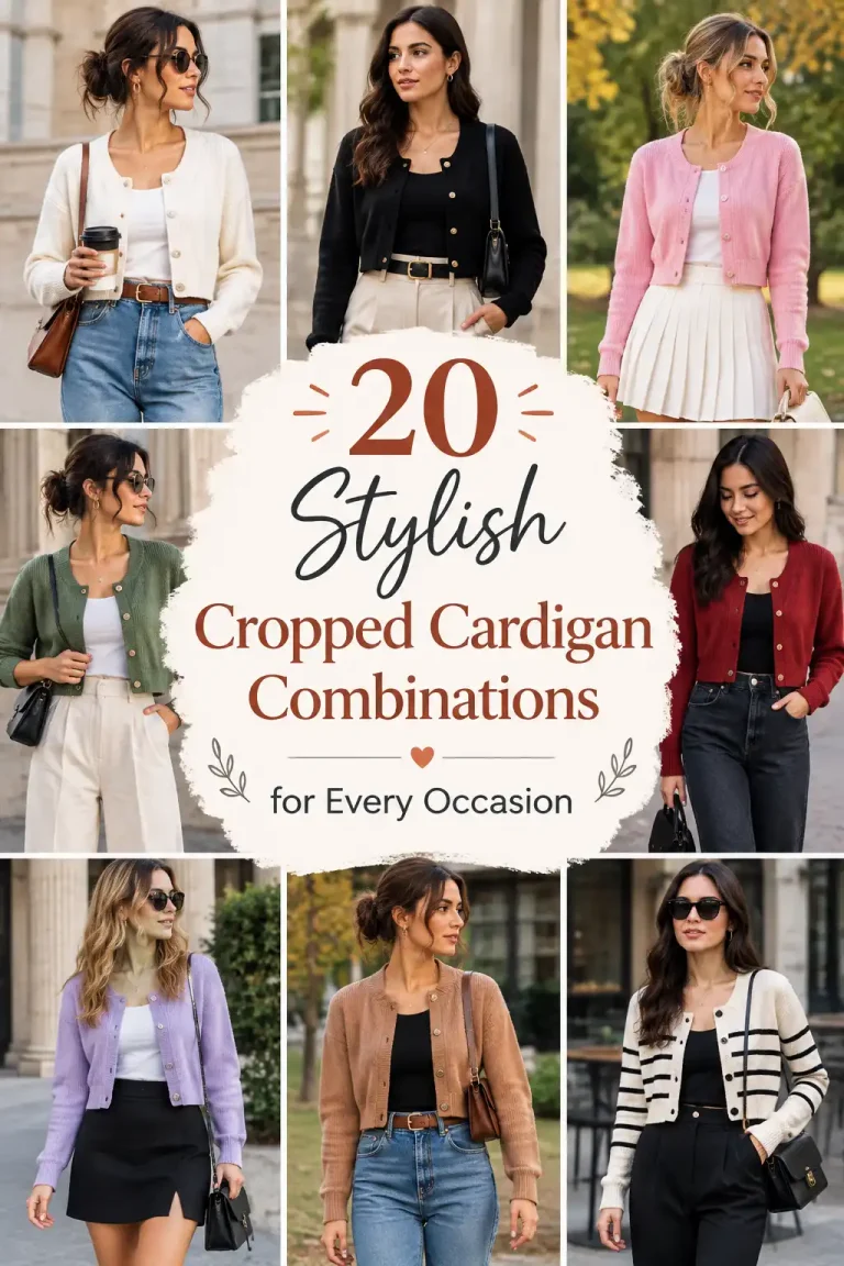 20 Stylish Cropped Cardigan Combinations for Every Occasion