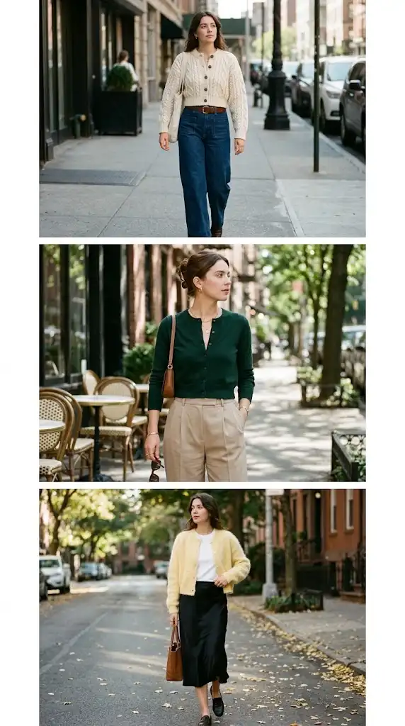 Stylish Cropped Cardigan