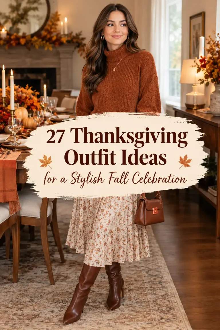 27 Thanksgiving Outfit Ideas for a Stylish Fall Celebration